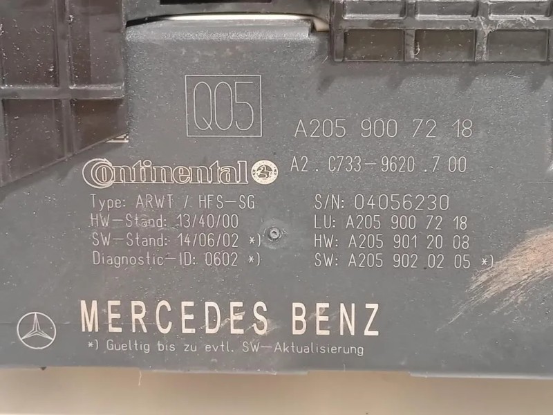 Motorino Serratura Portello POST A099762601 Mercedes Classe GLC X253 2016