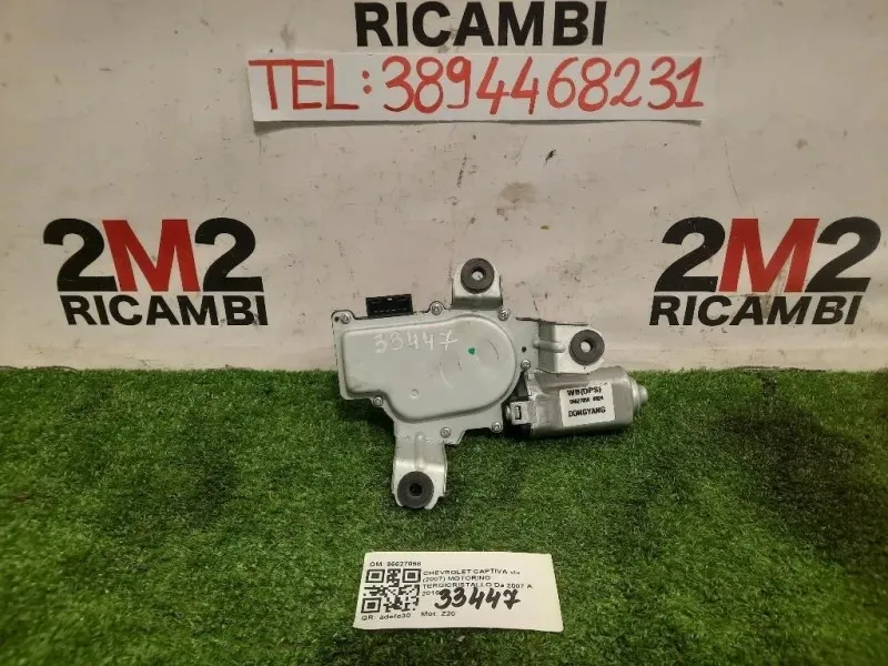 Motorino Tergicristallo 96627058 Chevrolet Captiva I 2007
