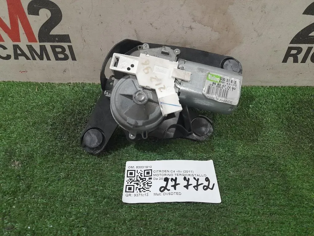 Motorino Tergicristallo 53031812 Citroen C4 II 2011
