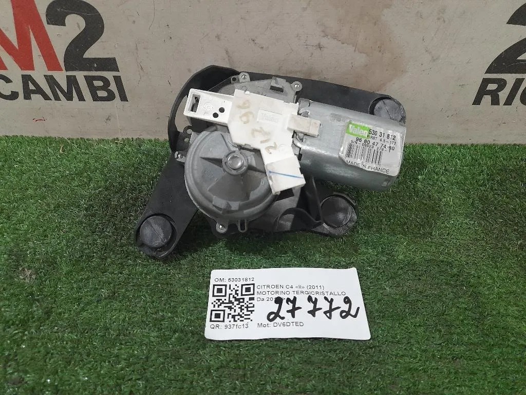Motorino Tergicristallo 53031812 Citroen C4 II 2011