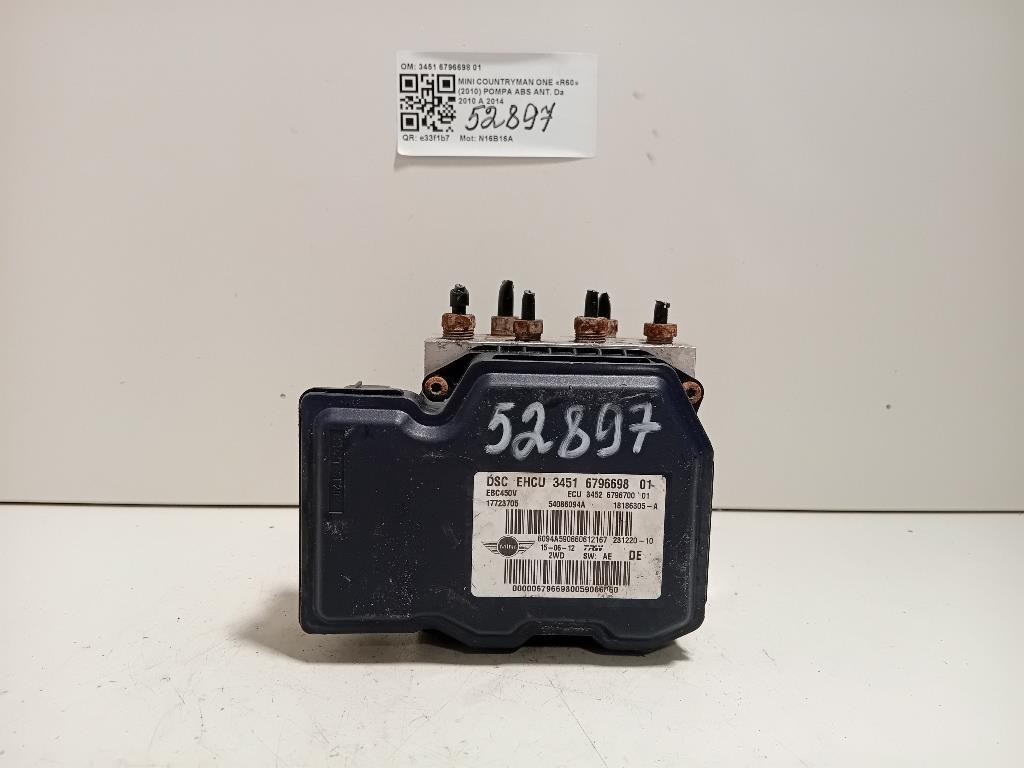 Motorino Tergicristallo MS1592009270 Fiat Panda II 2012