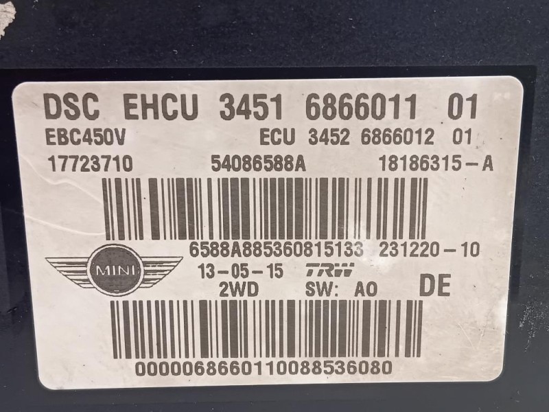 Pompa ABS ANT 3451 6866011 01 Mini Countryman ONE R60 2014