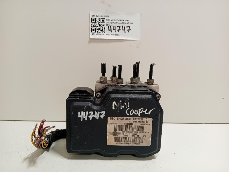 Pompa ABS ANT 3451 6851839 Mini MINI Cooper R56 2007
