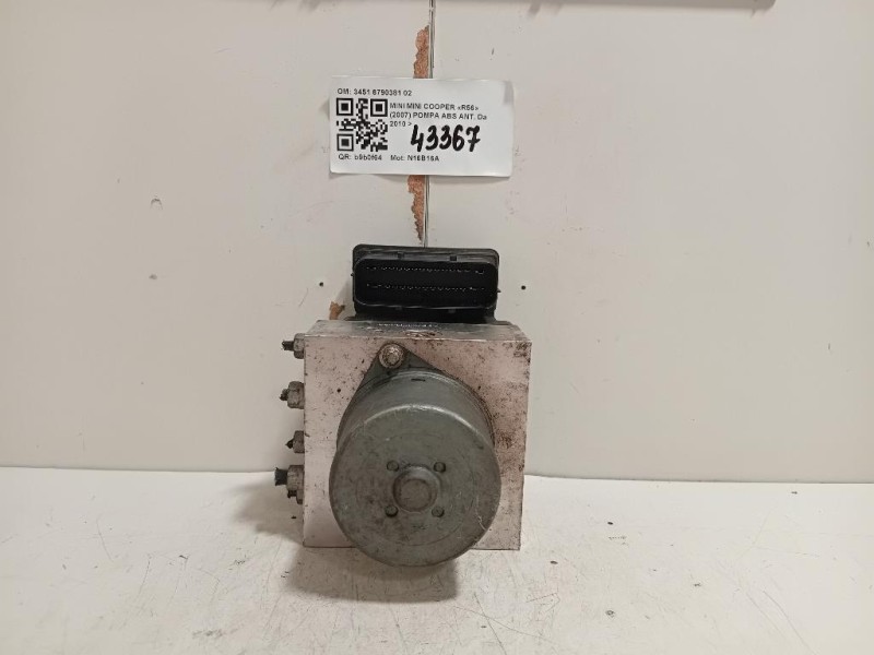 Motorino Tergicristallo 30753493 Volvo V60 I 2013