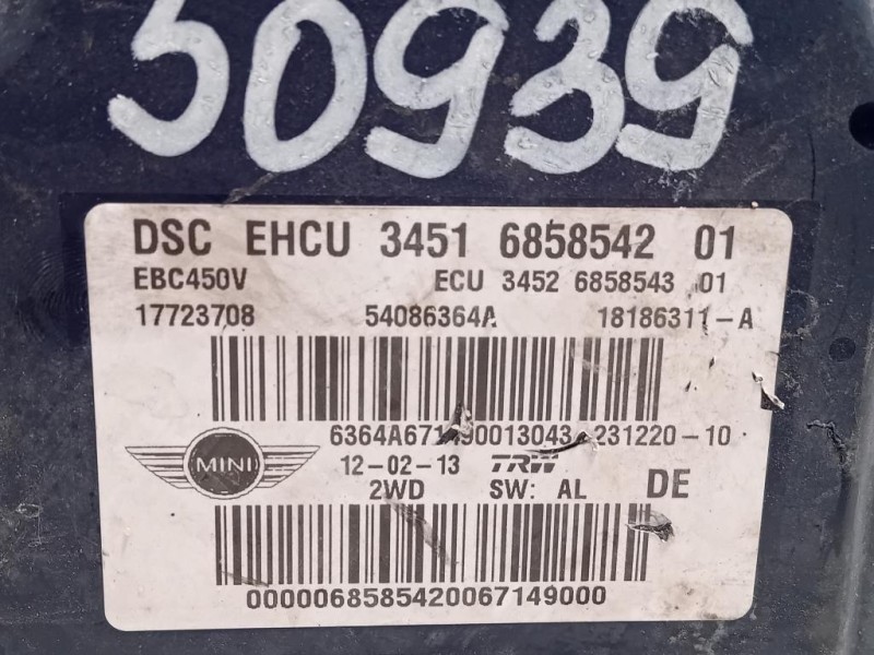 Pompa ABS ANT 34516858542 Mini MINI Cooper R56 2007
