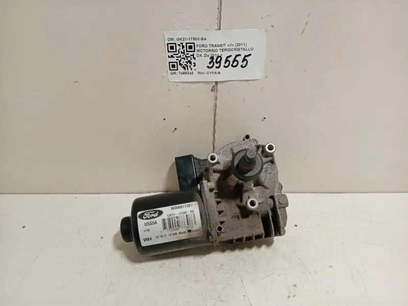Motorino Tergicristallo DX GK21-17500-BA Ford Transit V 2011