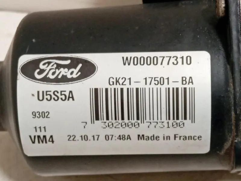 Motorino Tergicristallo SX GK21-17501-BA Ford Transit V 2011