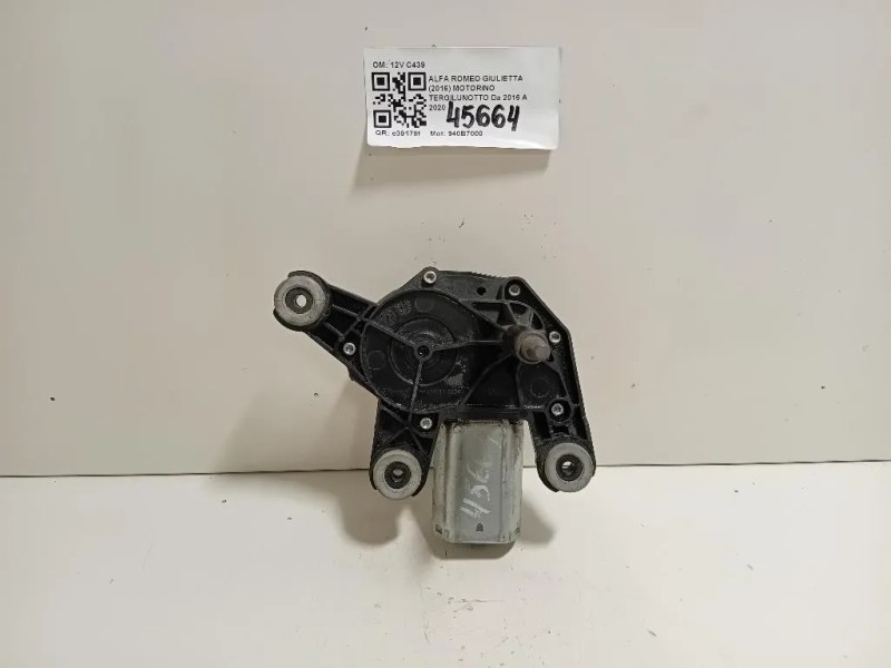 Motorino Tergilunotto 12V C439 Alfa Romeo Giulietta 2016