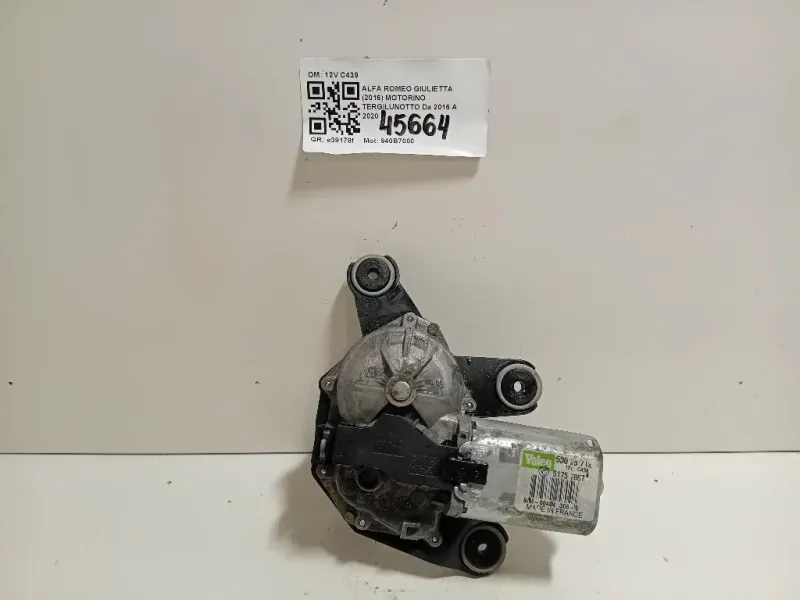 Motorino Tergilunotto 12V C439 Alfa Romeo Giulietta 2016