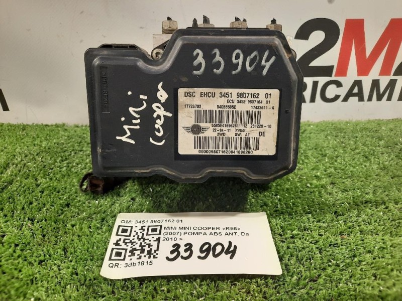 Pompa ABS ANT 3451 9807162 01 Mini MINI Cooper R56 2007