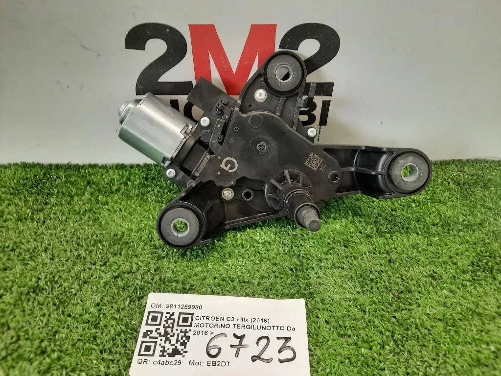 Motorino Tergilunotto 9811259980 Citroen C3 III 2016