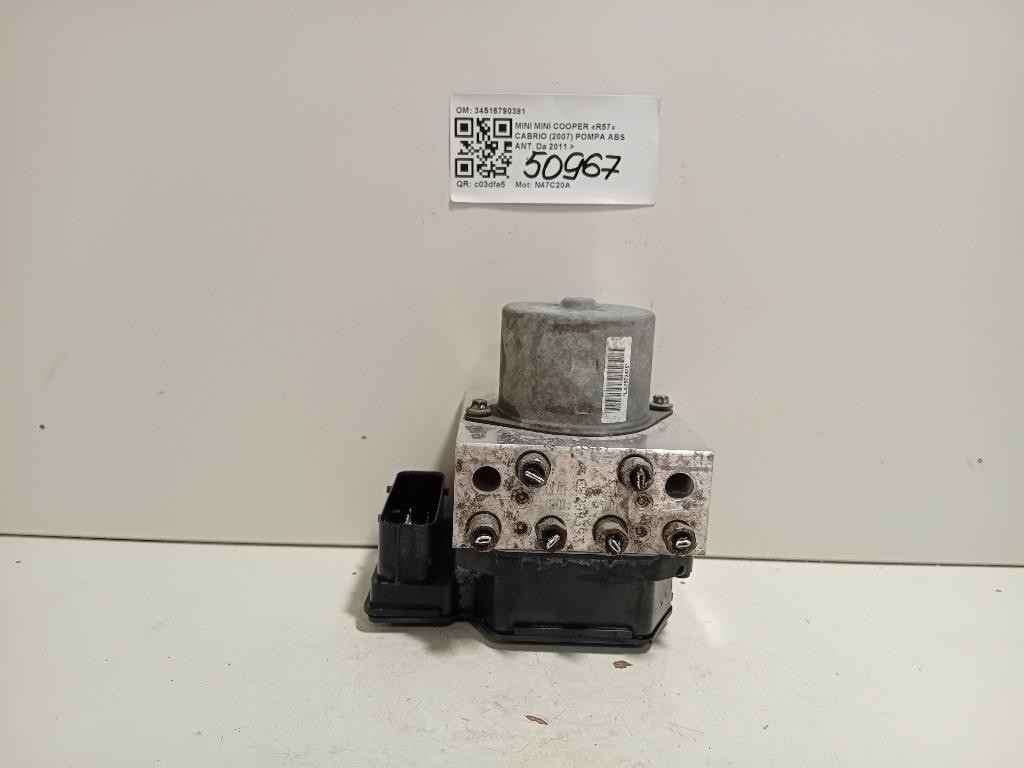 Pompa ABS ANT 34516790381 Mini MINI Cooper R57 Cabrio 2007