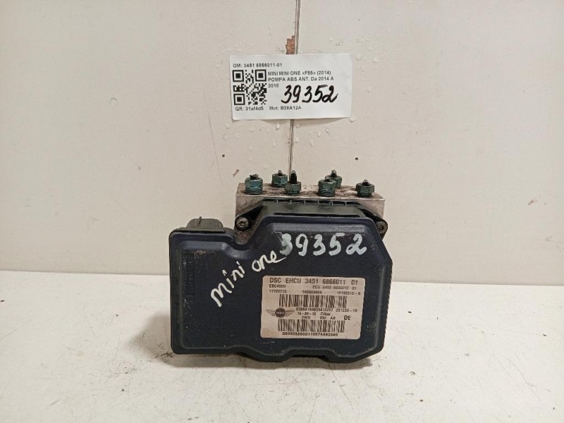 Motorino Tergilunotto 51850871 Fiat 500 II 2008