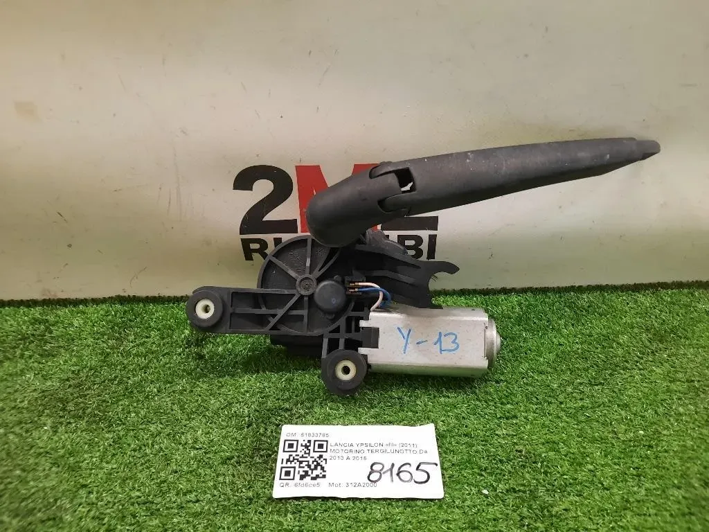 Motorino Tergilunotto 51833785 Lancia Ypsilon III 2011
