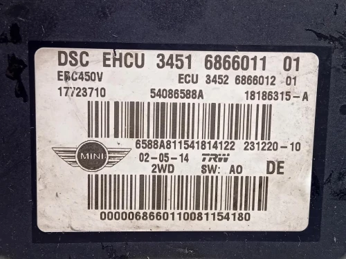 Pompa ABS ANT 3451 6866011 Mini MINI Paceman R61 2013