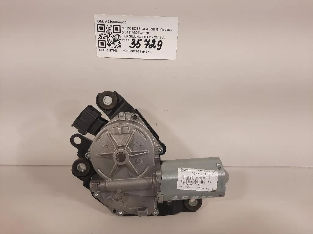 Motorino Tergilunotto A2469064900 Mercedes Classe B W246 2012
