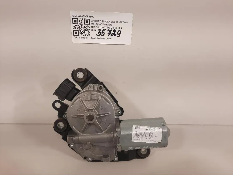 Motorino Tergilunotto A2469064900 Mercedes Classe B W246 2012