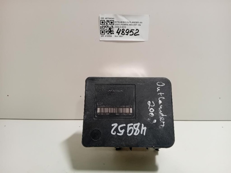 Pompa ABS ANT 4670A340 Mitsubishi Outlander II 2007