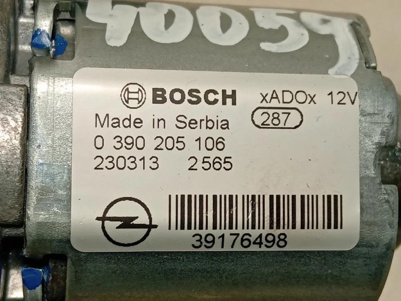 Motorino Tergilunotto 0390205106 Opel Corsa D 2010