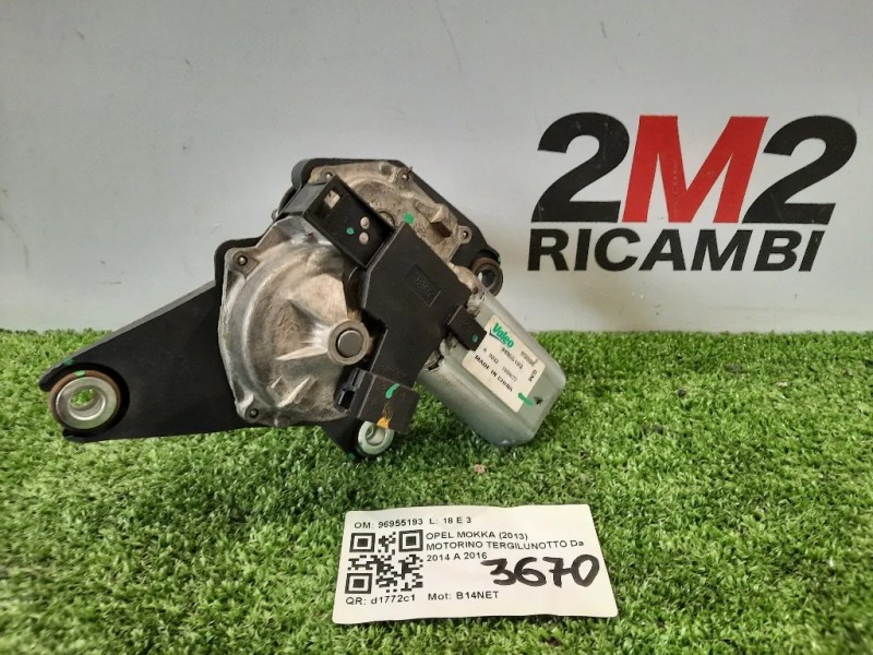 Motorino Tergilunotto 96955193 Opel Mokka 2013