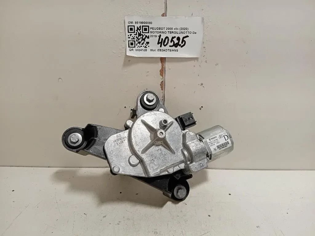 Motorino Tergilunotto 9819900080 Peugeot 2008 II 2020