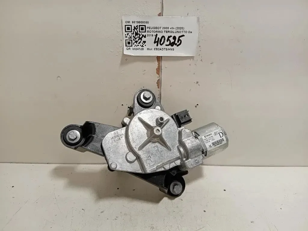 Motorino Tergilunotto 9819900080 Peugeot 2008 II 2020
