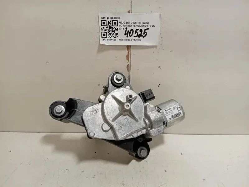 Motorino Tergilunotto 9819900080 Peugeot 2008 II 2020