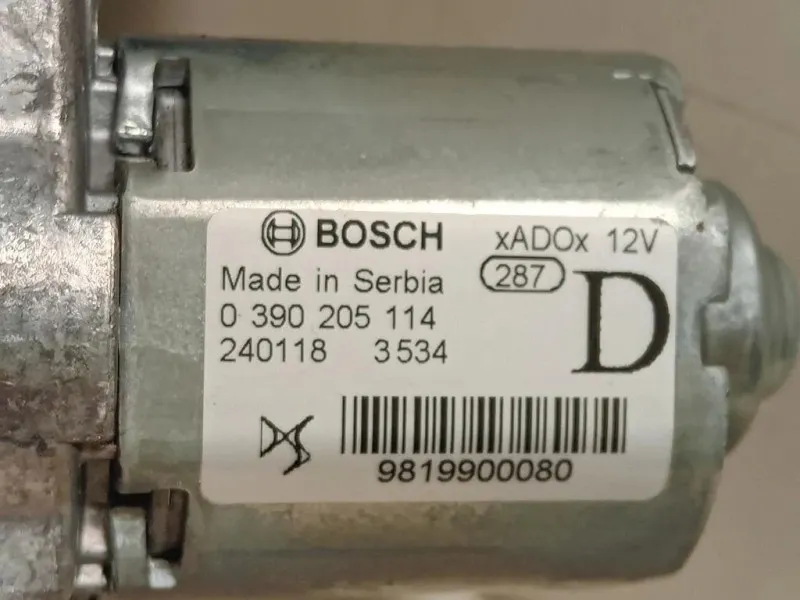 Motorino Tergilunotto 9819900080 Peugeot 2008 II 2020