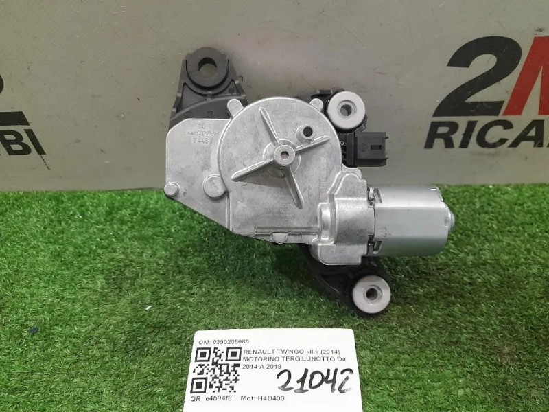 Motorino Tergilunotto 0390205080 Renault Twingo III 2014
