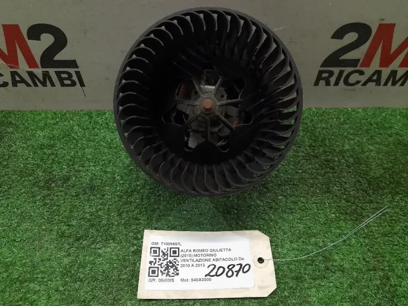 Motorino Ventilazione Abitacolo VENTILAZIONE ABITACOLO T1009507L Alfa Romeo Giulietta 2010