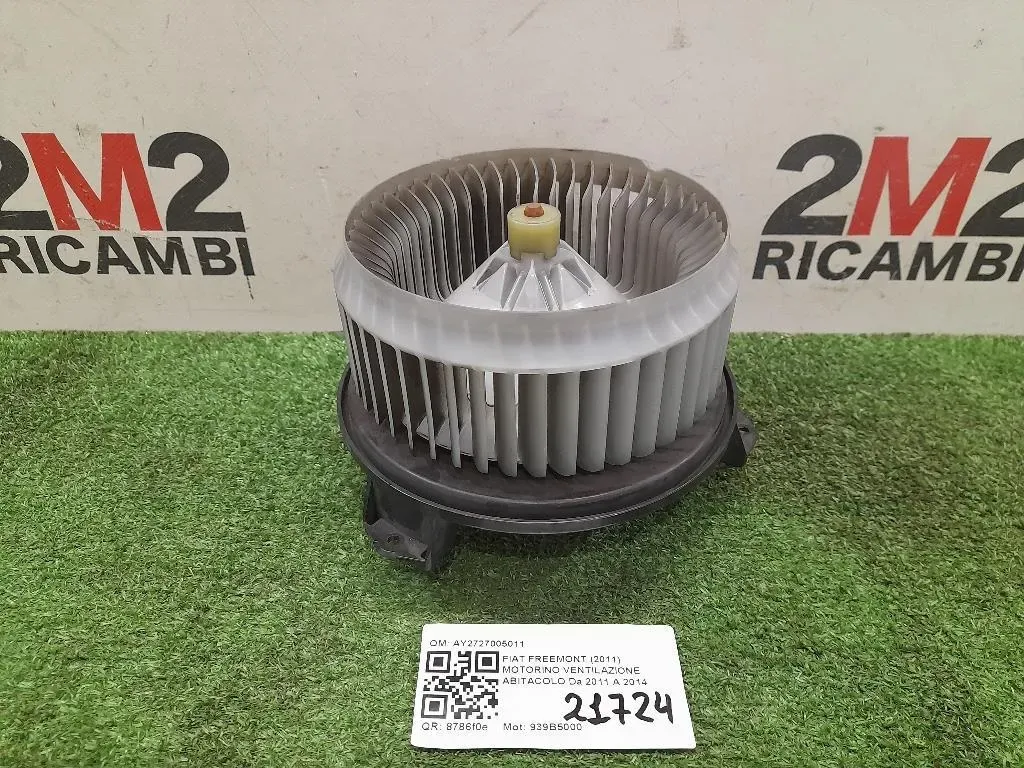 Motorino Ventilazione Abitacolo AY2727005011 Fiat Freemont 2011