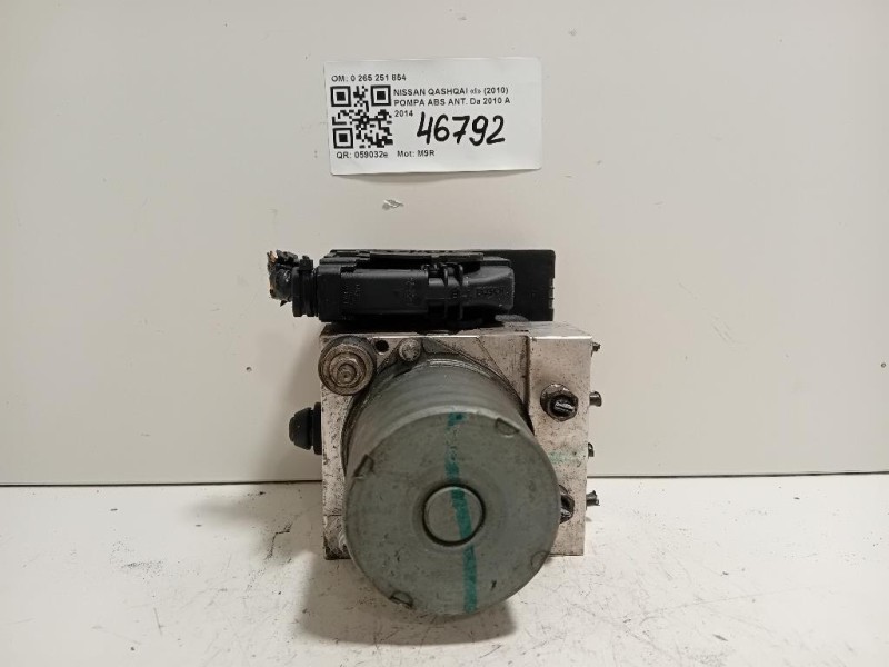 Pompa ABS ANT 0 265 251 854 0265251854 Nissan Qashqai I 2010