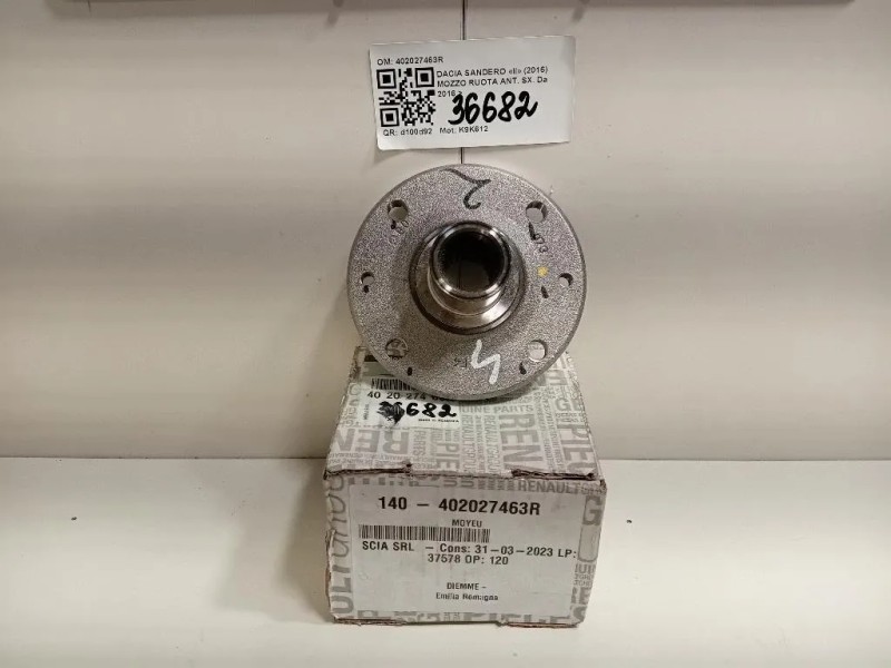 Mozzo Ruota ANT SX 402027463R Dacia Sandero II 2016