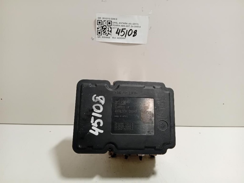 Pompa ABS ANT 250212-22099 P68272500AA Opel Antara A 2011