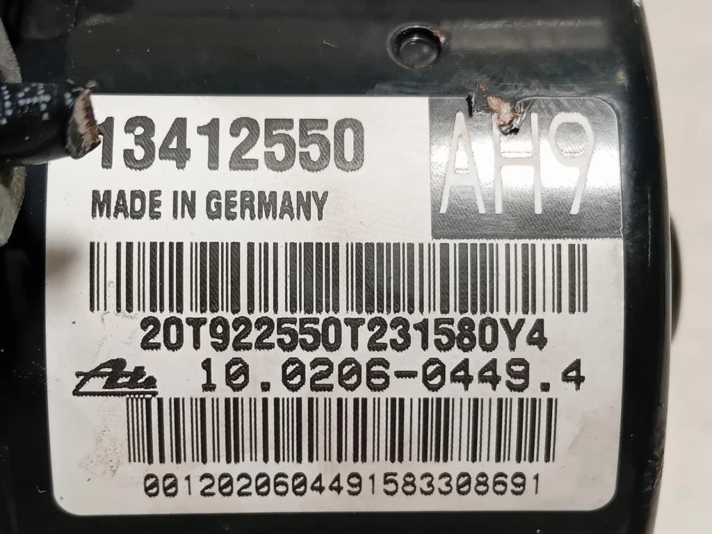 Pompa ABS ANT 13412550 Opel Astra J 2012