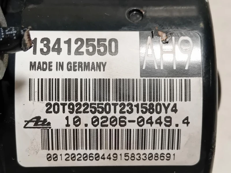 Pompa ABS ANT 13412550 Opel Astra J 2012
