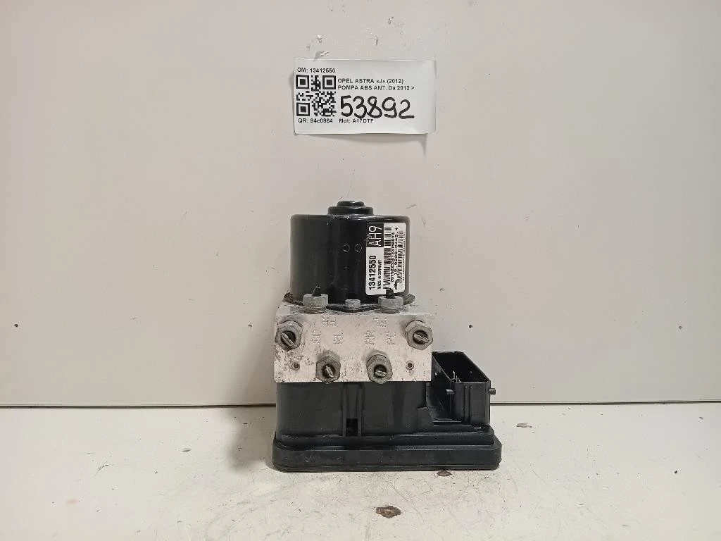 Pompa ABS ANT 13412550 Opel Astra J 2012