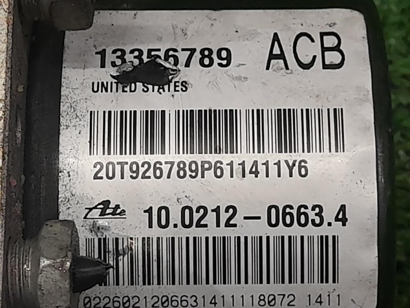 Pompa ABS ANT 13356789 Opel Astra J 2012