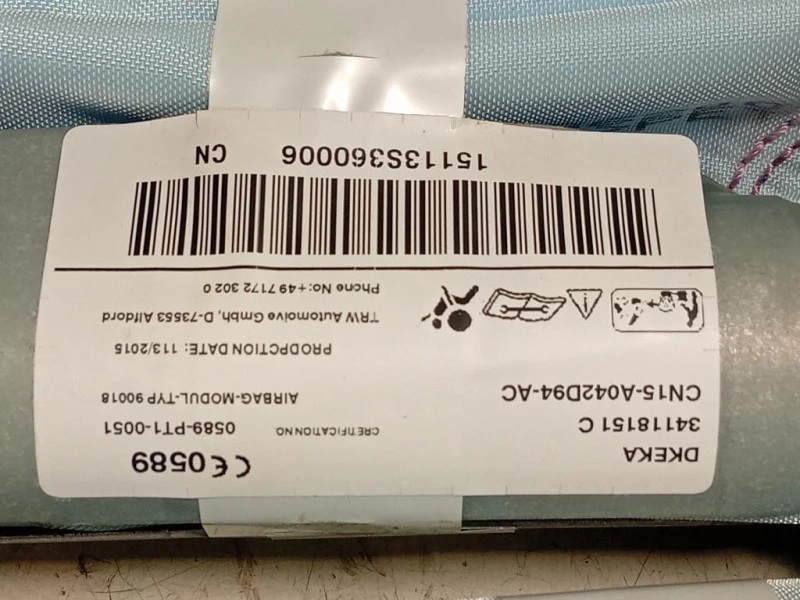 Air-bag A Tendina DX CN15-A042D94-AC Ford Ecosport 2013