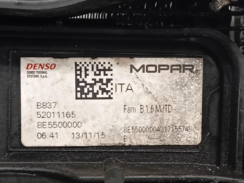 Musata + KIT Radiatori MUSATA + KIT RADIATORI Fiat 500X 2015