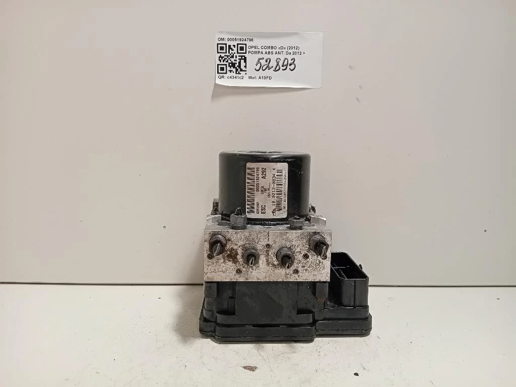 Pompa ABS ANT 00051924796 Opel Combo D 2012