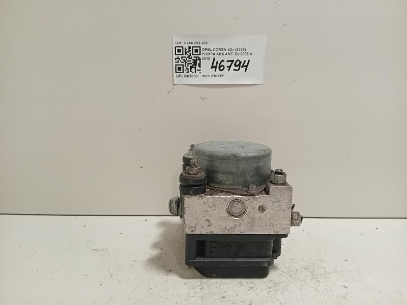 Pompa ABS ANT 0 265 232 288 Opel Corsa D 2007