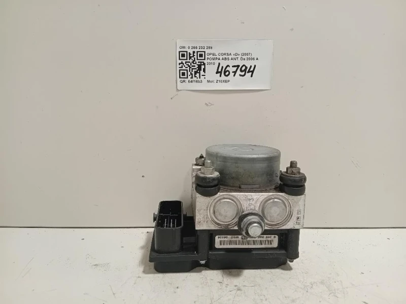 Pompa ABS ANT 0 265 232 288 Opel Corsa D 2007