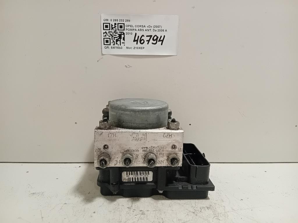 Pompa ABS ANT 0 265 232 288 Opel Corsa D 2007