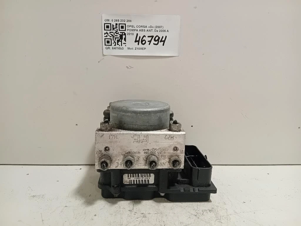 Pompa ABS ANT 0 265 232 288 Opel Corsa D 2007