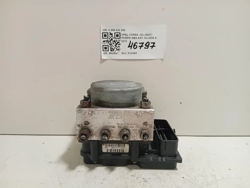 Pompa ABS ANT 0 265 232 288 Opel Corsa D 2007