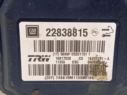 Pompa ABS ANT 22838815 Opel Insignia A 2009