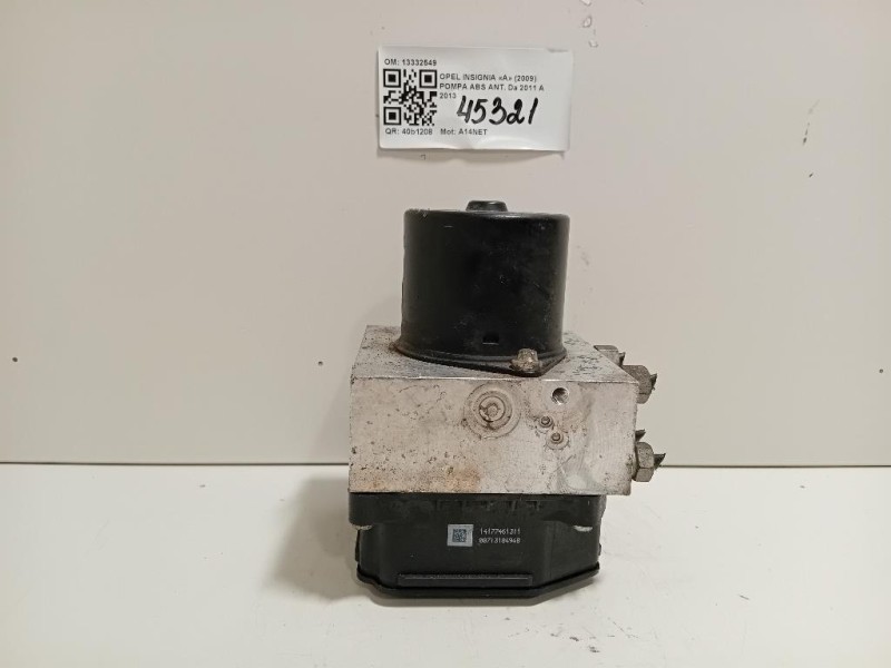 Pompa ABS ANT 13332549 Opel Insignia A 2009
