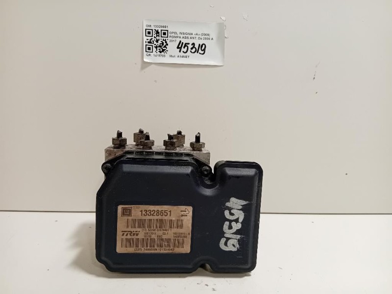 Pompa ABS ANT 13328651 Opel Insignia A 2009