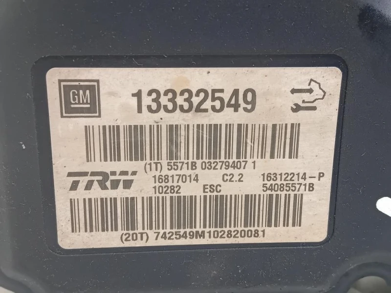 Pompa ABS ANT 13332549 Opel Insignia A 2009